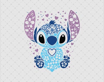 Stitch Digital Svg, Stitch Clipart, Stitch Eps, Cute Stitch Svg, Cut Files For Cricut, Svg For Shirts, Silhouette, Instant Download