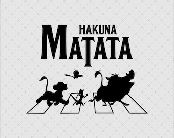 Lion King Hakuna Matata SVG PNG, Family Trip (Digital File)