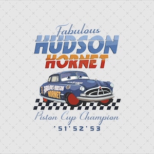 Fabulous Hudson Hornet PNG SVG, Cars Svg, Doc Hudson Png, Cars Png, Hudson Hornet Svg, Doc Hudson Svg, Cars Sublimation Design, Digital File