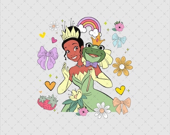 Tiana Princess and the Frog SVG, Clipart, Family Trip (Digital File)
