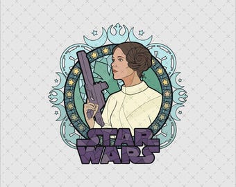 Star Wars svg, Star Wars Png, Prinzessin Leia Png, Retro Prinzessin Png, Retro Star Wars svg, digitaler Download