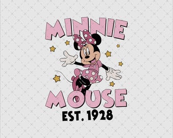 Minnie Mouse SVG PNG, Sublimation Designs (Digital Download)