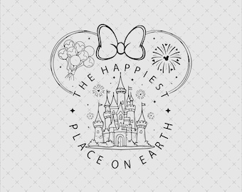 Magical Castle SVG PNG, Family Vacation Design (Digital Download)