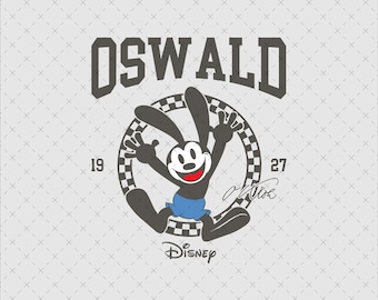 Oswald the Lucky Rabbit PNG SVG, Family Vacation (Digital File)