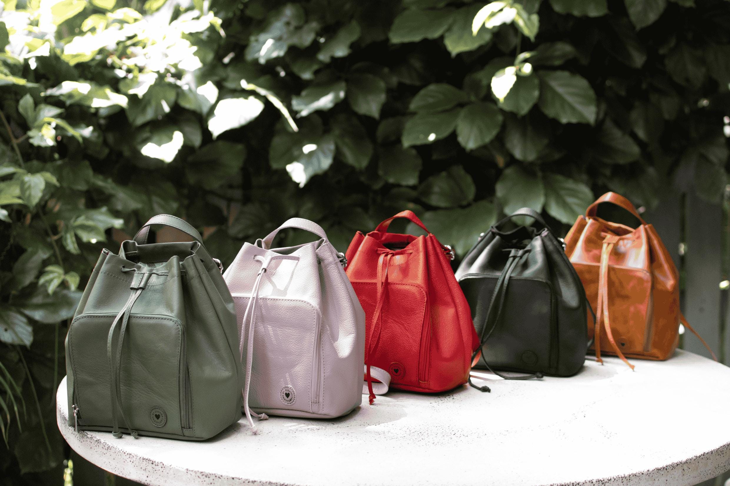 Red Leather Backpack for Women, Mini Backpack, Backpack for Women ...