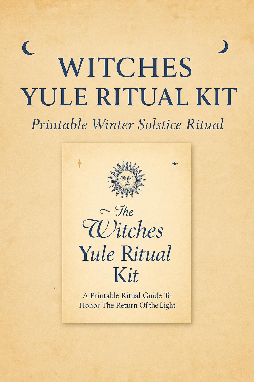 Yulet Bath Ritual The Witches Yule Ritual Kit: Printable Winter Solstice Ritual Guide ...