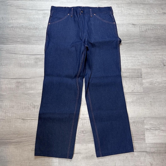 Nwt Vintage 70's BIG MAC Industrial Jean 38x32 Carpenter Workwear