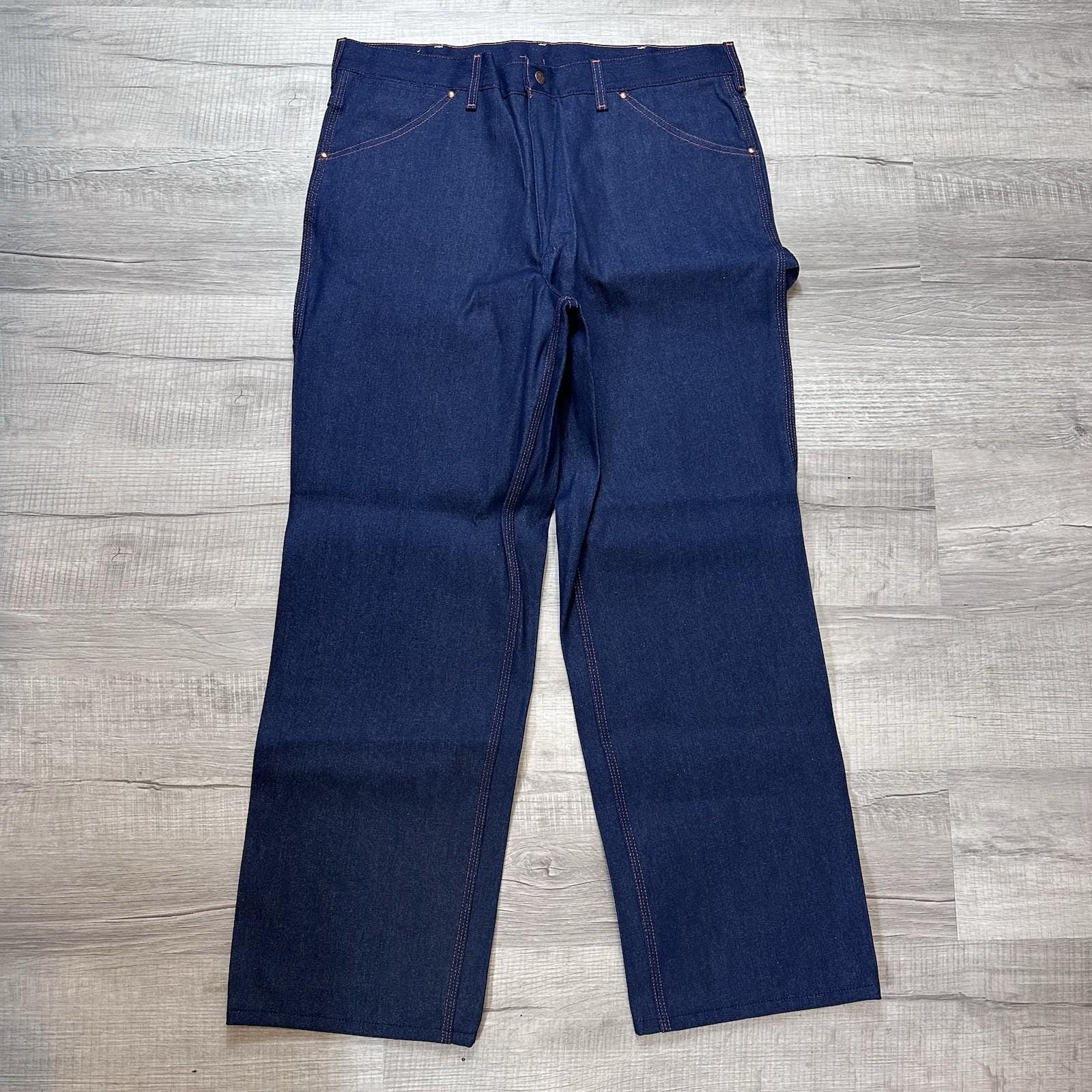 Nwt Vintage 70's BIG MAC Industrial Jean 38x32 Carpenter Workwear