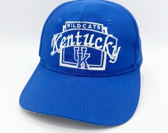 Gorra vintage bordada de los Kentucky Wildcats del Reino Unido, Top of the World, SnapBack, años 80 y 90