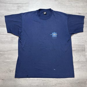 Vintage Air Force Single Stitch 80s Short Sleeve XL T-Shirt Blue Screen Stars