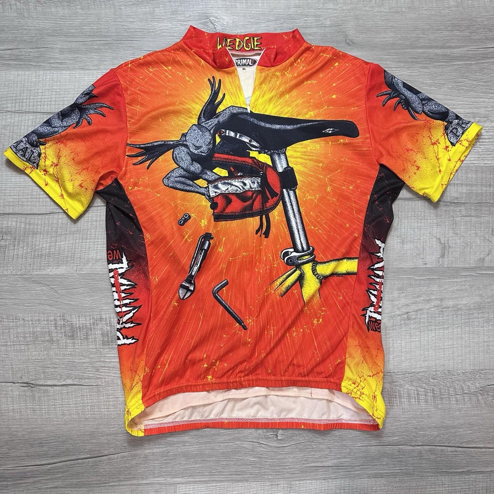 90s PRIMAL WEAR ピスト 自転車 企業 tee M アメリカ製 90s PRIMAL WEAR ピスト 自転車 企業 tee M アメリカ製