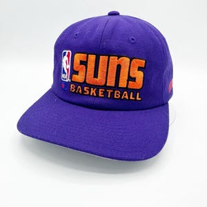 Rare Vintage 90s Phoenix Suns Basketball NBA Champion Snapback Cap Hat EUC