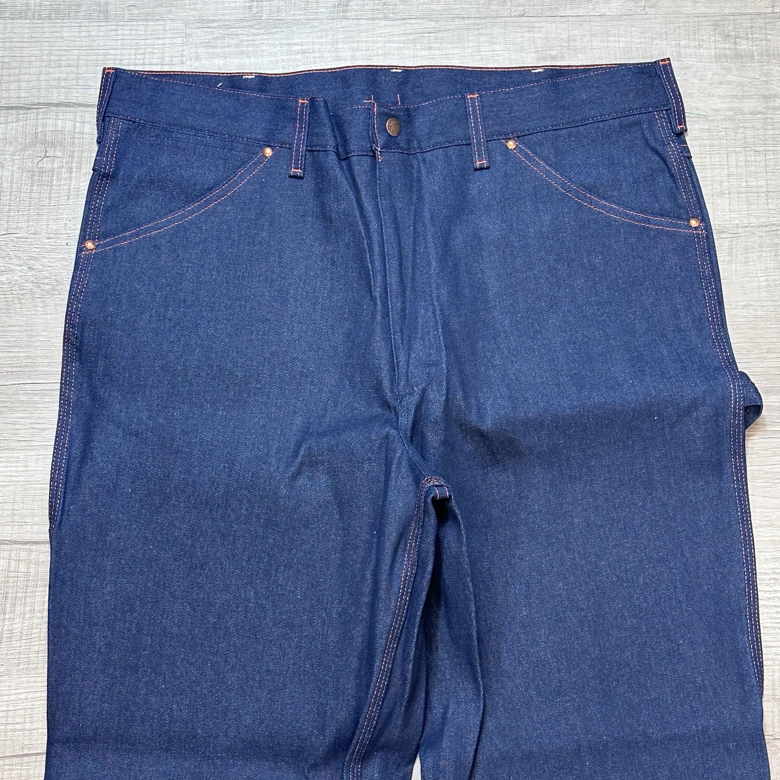 Nwt Vintage 70's BIG MAC Industrial Jean 38x32 Carpenter Workwear