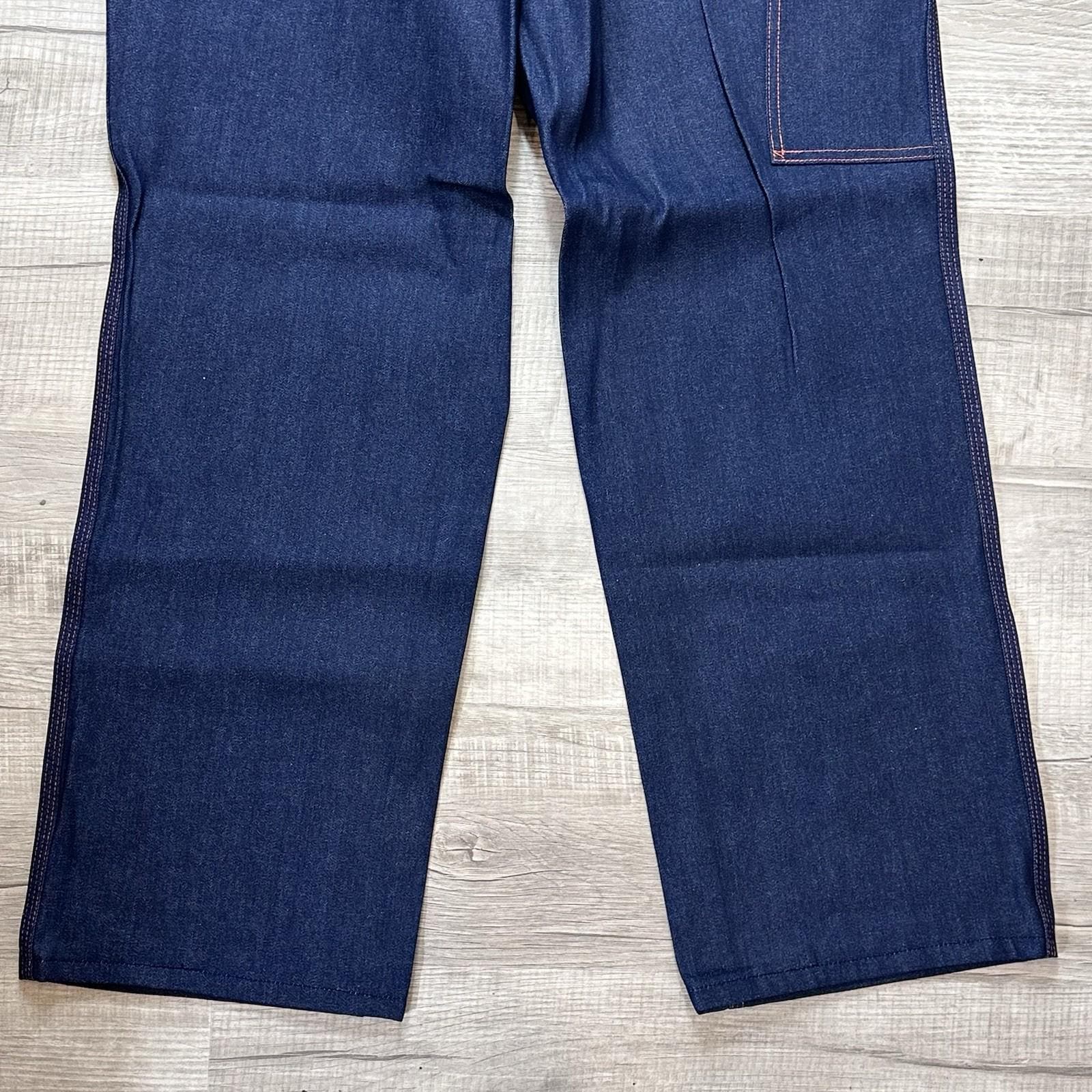 Nwt Vintage 70's BIG MAC Industrial Jean 38x32 Carpenter Workwear