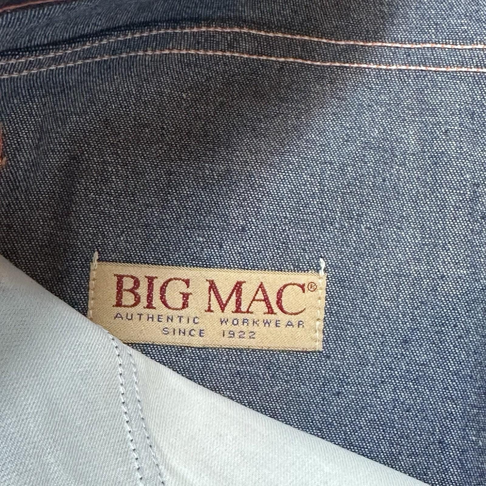 Nwt Vintage 70's BIG MAC Industrial Jean 38x32 Carpenter Workwear