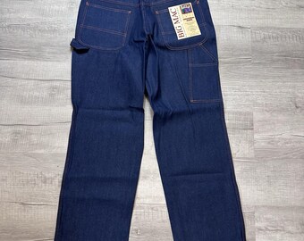Nwt Vintage 70's BIG MAC Industrial Jean 38x32 Carpenter Workwear