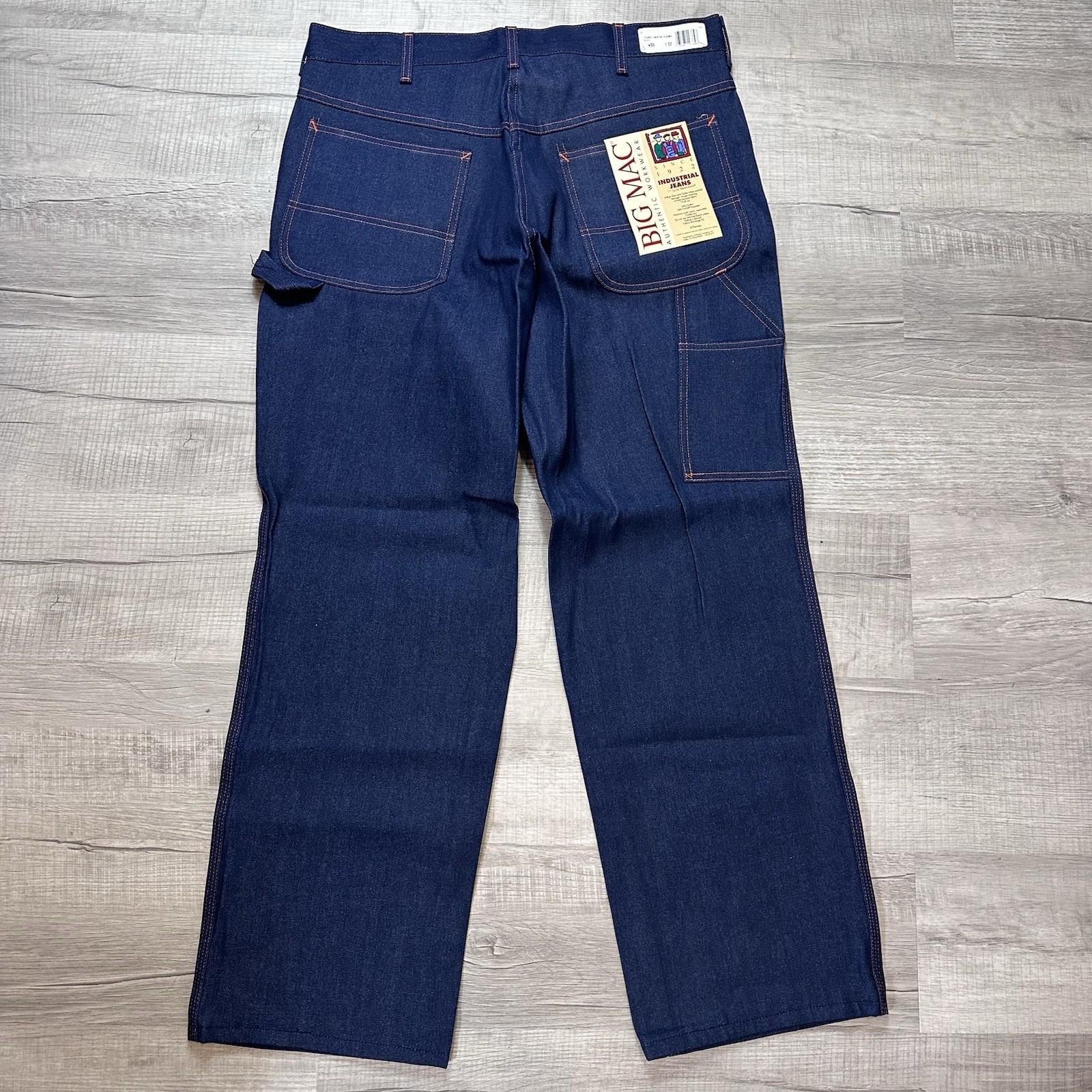 Nwt Vintage 70's BIG MAC Industrial Jean 38x32 Carpenter Workwear