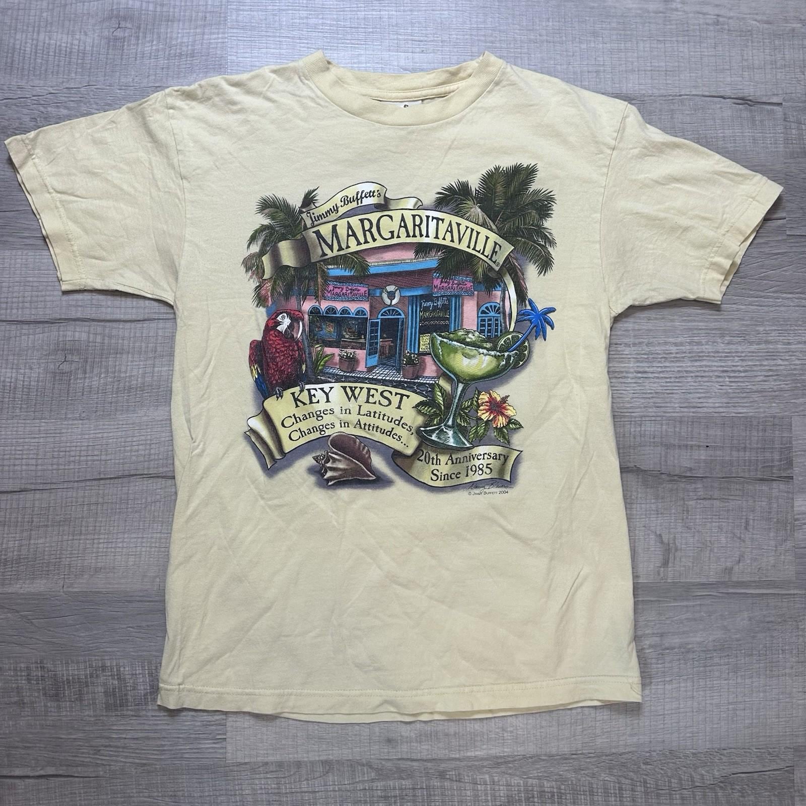 T-shirt Vintage Jimmy Buffett's Margaritaville – M, Bleu, Coton, édition 2011 Feeding Frenzy
