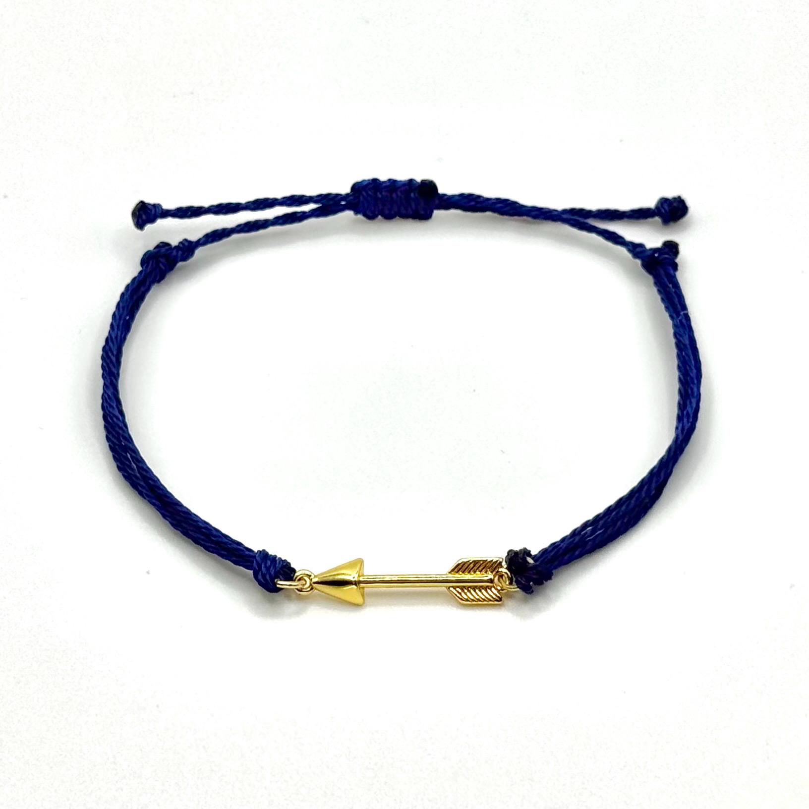 Pura Vida Blue Multi-String Arrow Bracelet Set. Older Style Pack. Blue Friendship 10 Pack main image 2