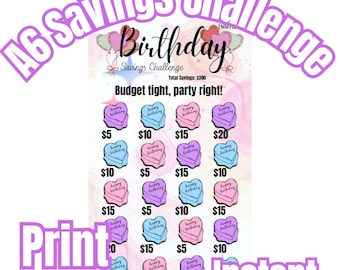Birthday Savings Challenge