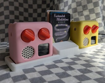 Double Docking Station: Yoto Mini Compatible | Slotted Card Holder | Multi-Mini Household