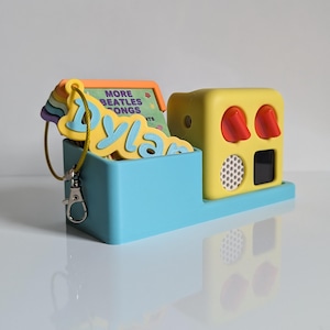 Card Holder & Bucketed Docking Station Bundle | Yoto Mini Compatible | Name Tag Options