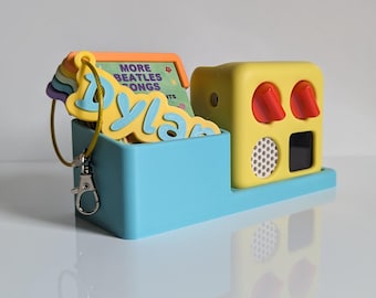 Card Holder & Bucketed Docking Station Bundle | Yoto Mini Compatible | Name Tag Options