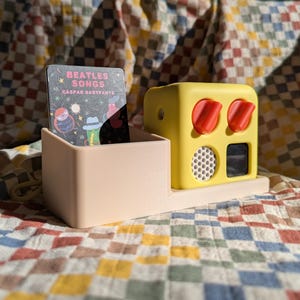 Mini station d'accueil Yoto : porte-cartes avec seau | Solution de stockage polyvalente | Esthétique minimaliste