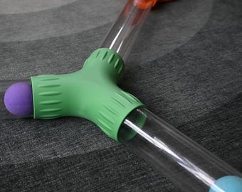 The Fork: Y-Shape Connector | Air Toobz Compatible Expansion Tool for Interactive Play