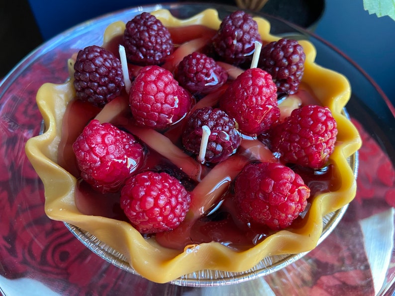 Red Ripe Raspberry Pie Candle image 10