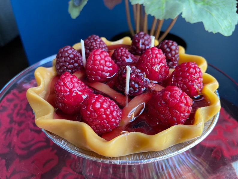 Red Ripe Raspberry Pie Candle image 9