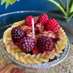 Red Ripe Raspberry Tart Candle image 9