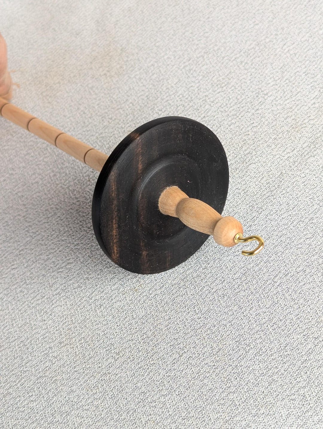 Handmade Top Whorl Drop Spindle: African Blackwood and Maple - Etsy