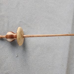 Fallspindel - Pilzstil - Stützspindel - Kastenschachtel Holunder Maser, Ahorn und Kirsche