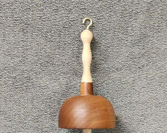 Drop Spindle - Cherry and maple -  top whorl - spindle