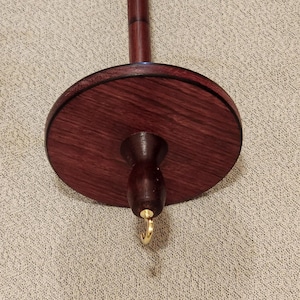Drop spindle -  handmade - top whorl drop spindle - purple heart