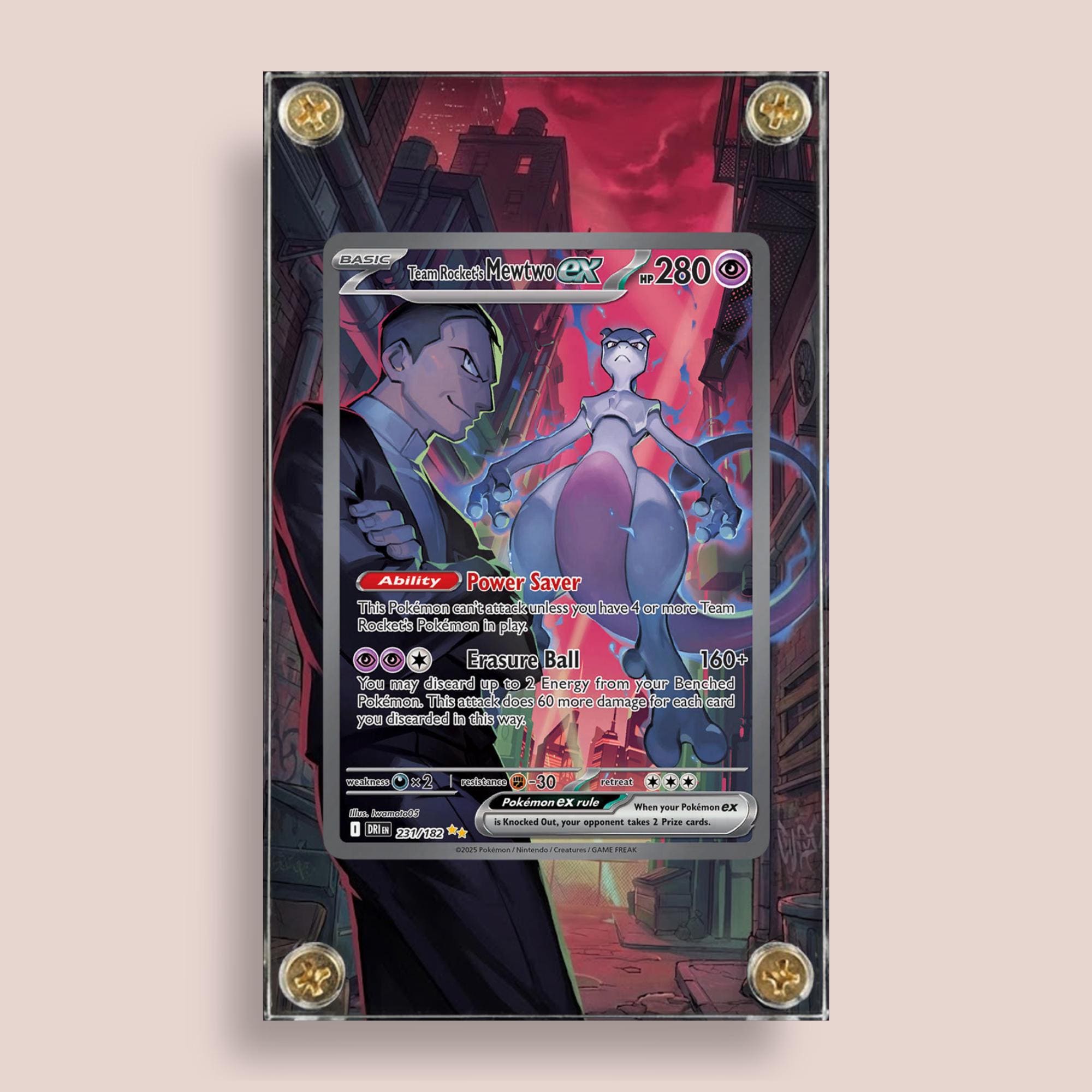 Team Rocket Mewtwo Display - Etsy