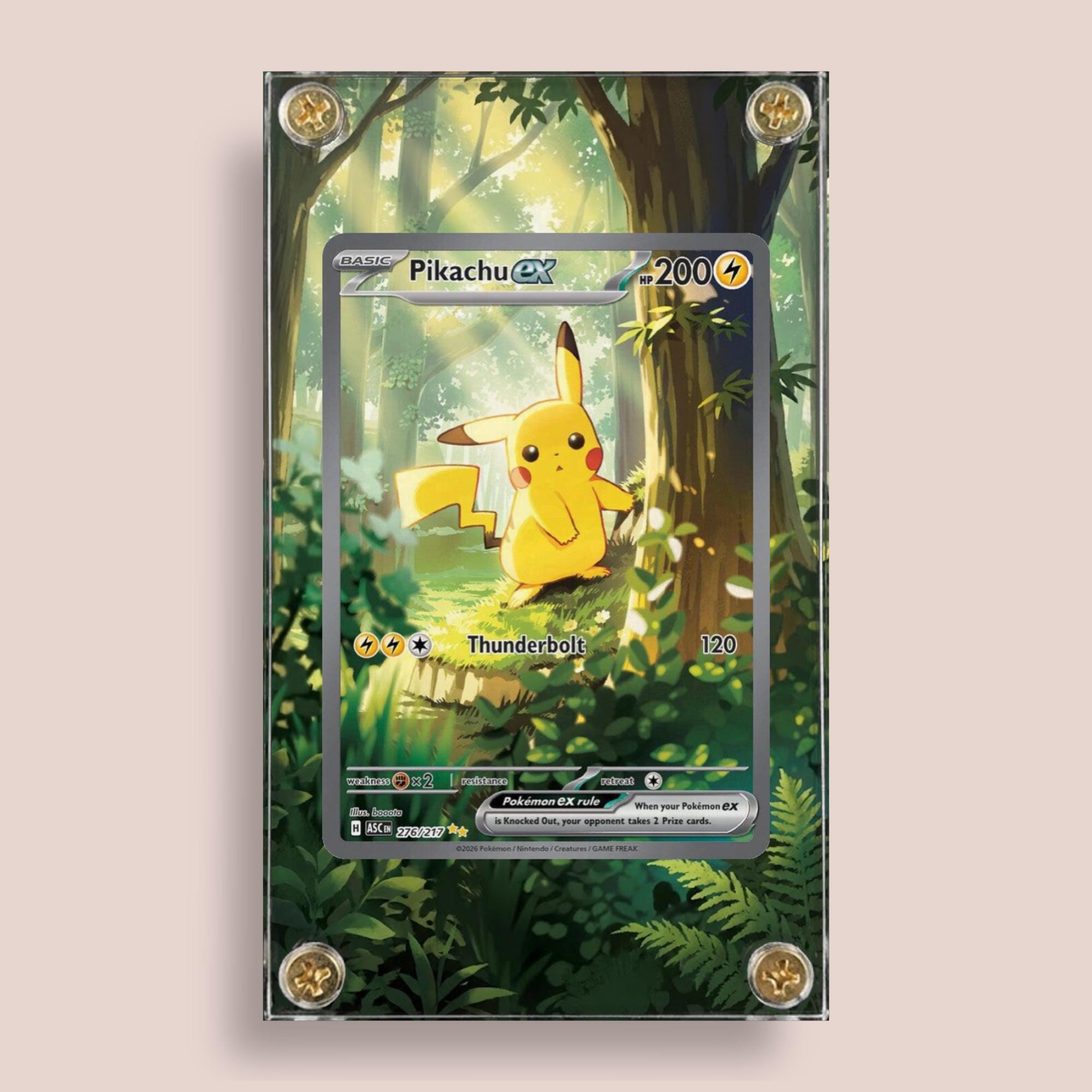 Pikachu Ex 276/217 Ascended Heroes | Custom Pokémon Artwork