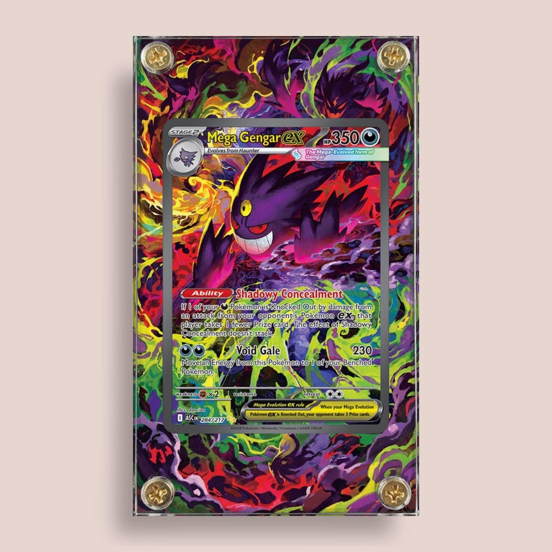 Mega Gengar Ex 284/217 Ascended Heroes | Custom Pokémon Artwork
