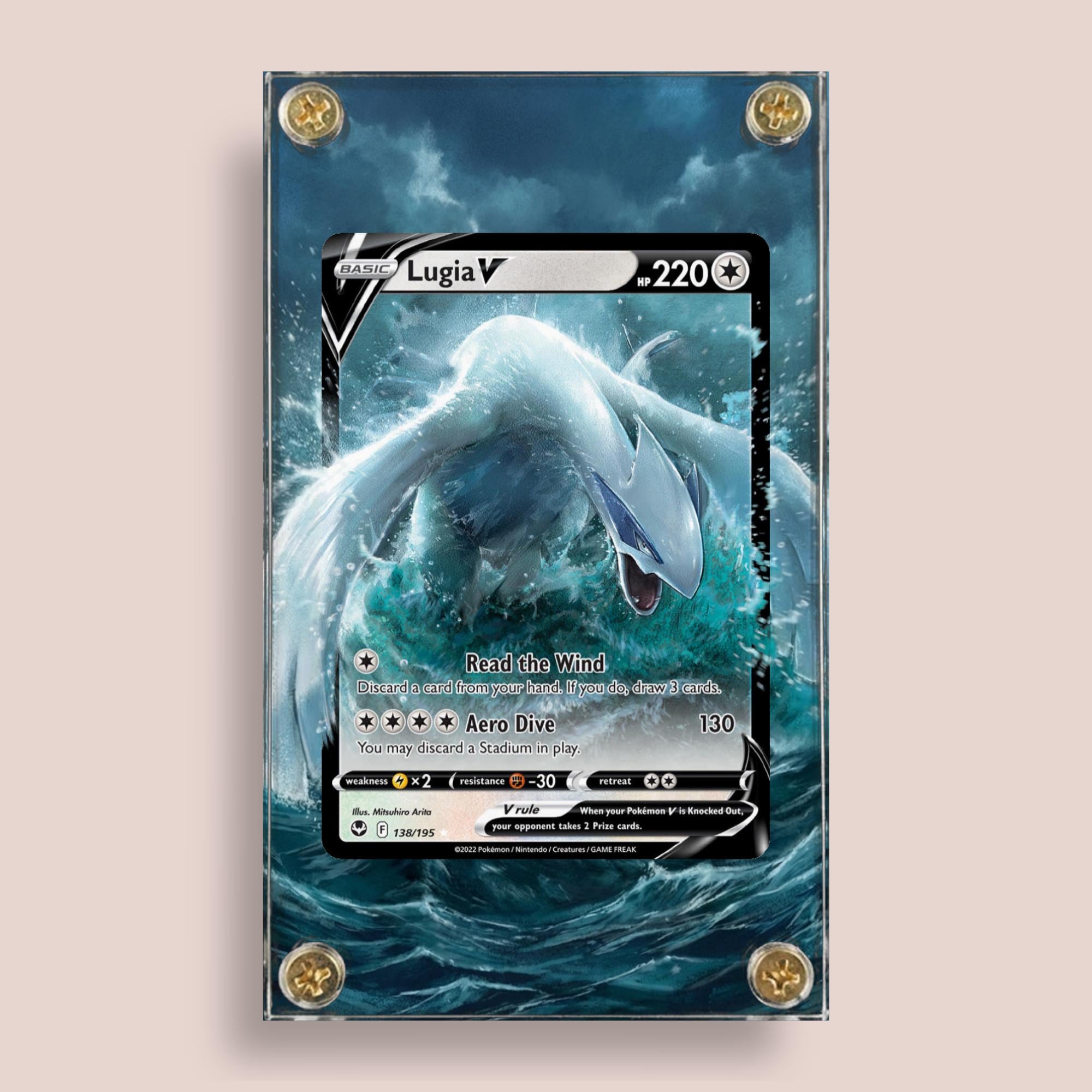 pokemon tcg silver tempest 138 195 lugia v card Lugia V 138/195 Swsh12: Sword & Shield - Silver Tempest Holo for sale online
