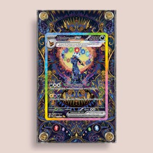 Umbreon ex 161/131 Prismatic Evolutions | Custom Pokémon Artwork Display Slab