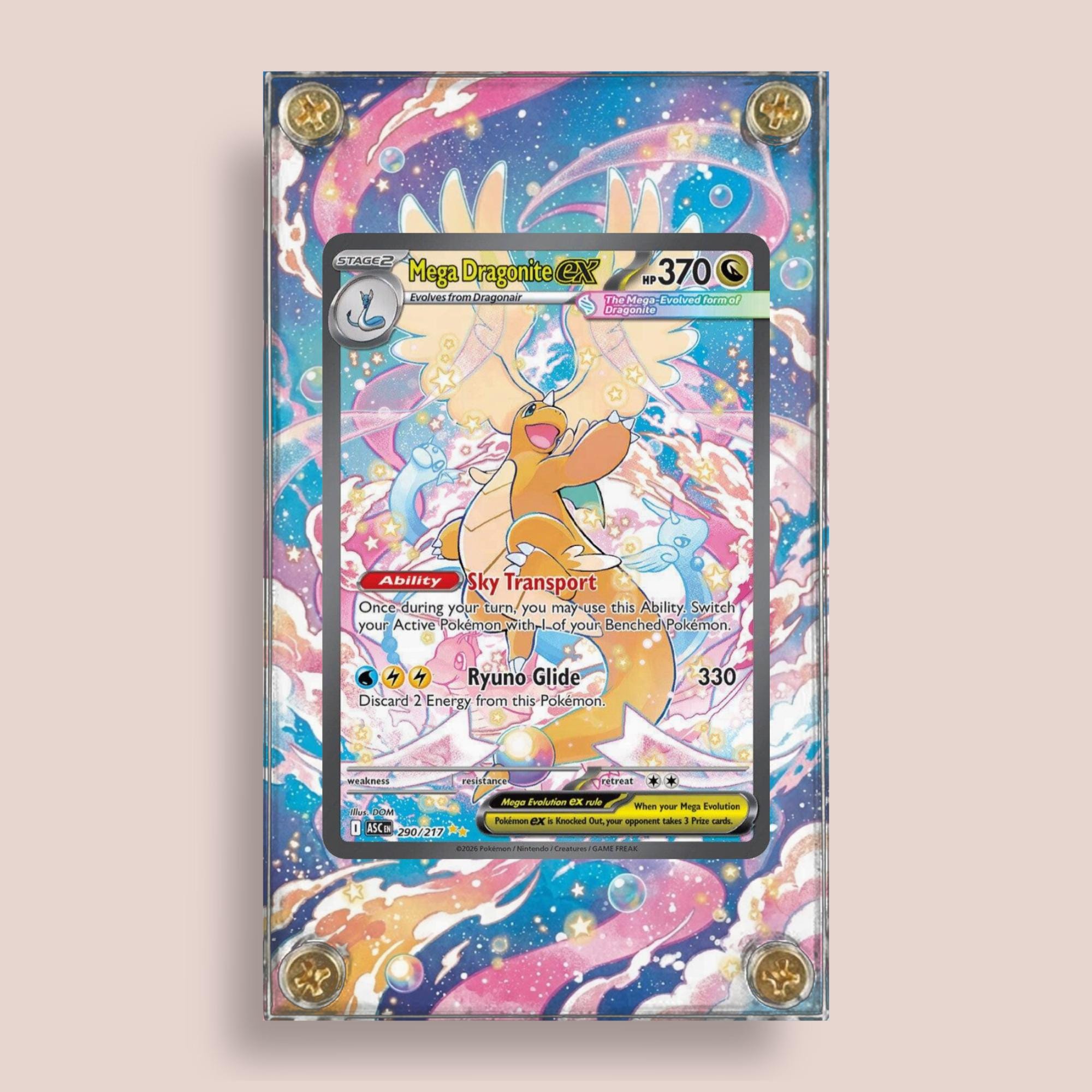Mega Dragonite Ex - Etsy Mega Dragonite Ex - Etsy