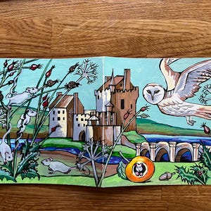 De kaart is volledig met de hand gemaakt. Een gepersonaliseerde kaart is een onvergetelijk cadeau. Een volledig origineel beeld.