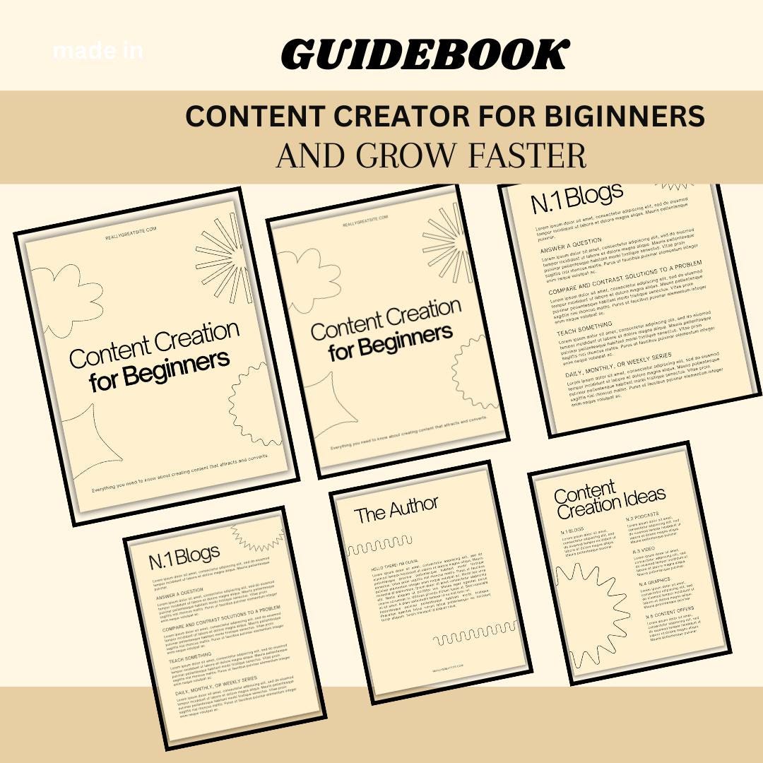 Content Creation for Beginners: A Step-by-step Guide to Creating ...
