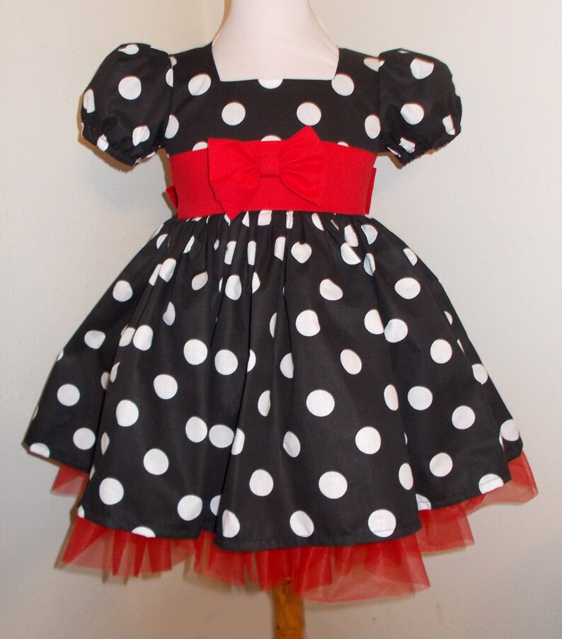 shirley temple red polka dot dress