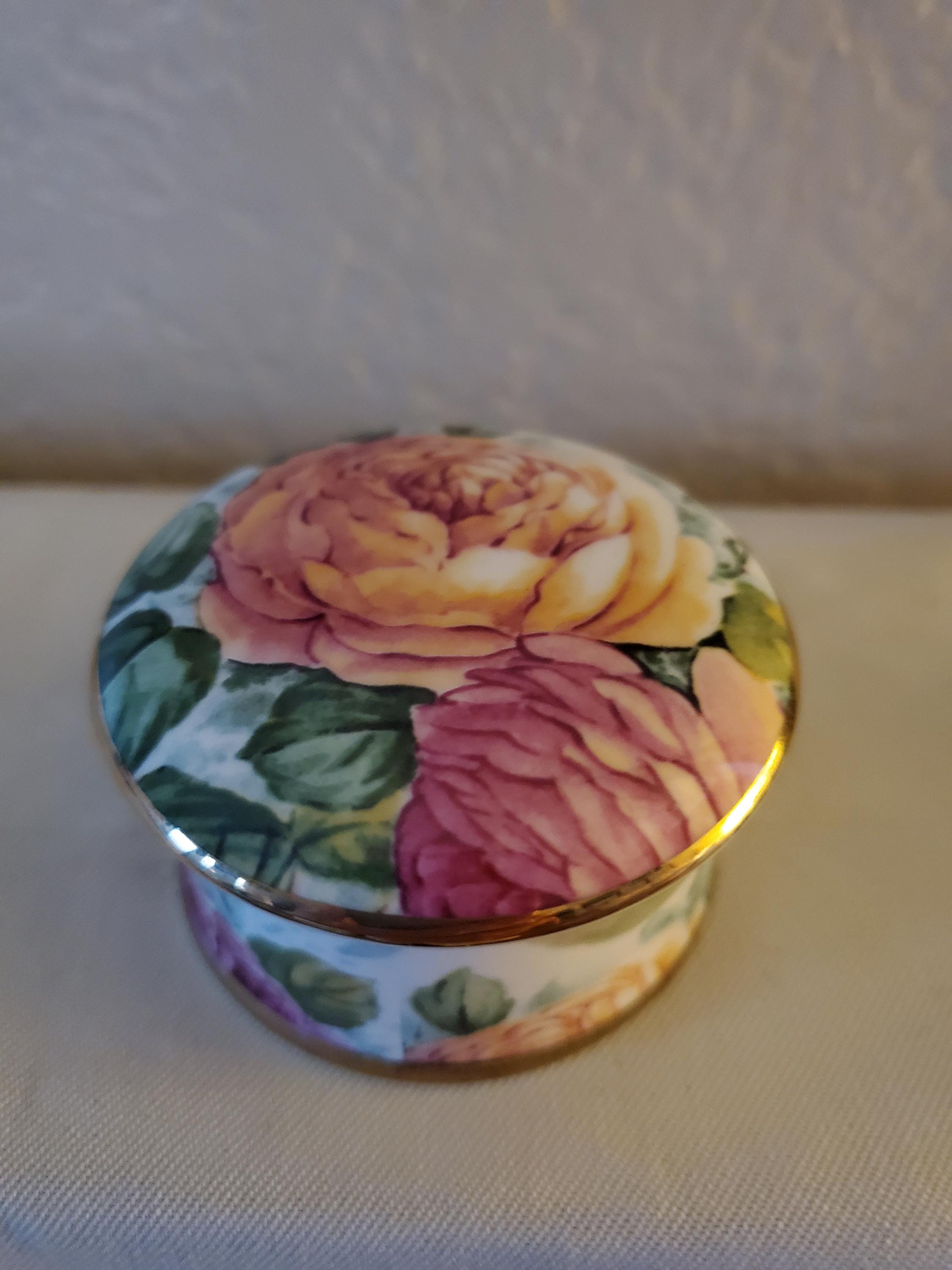 Staffordshire Enamel Boxes - Etsy