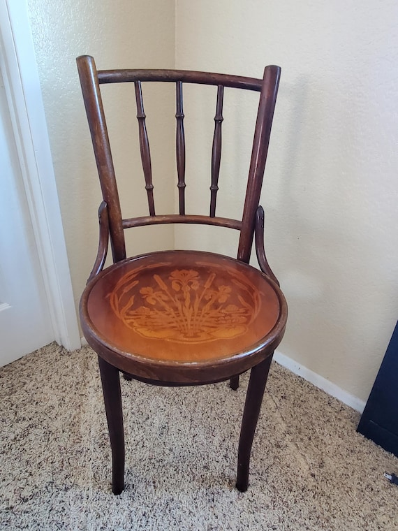 Rare Antique 1920's Mudson J. & J. Kohn Bentwood Thonet Bistro