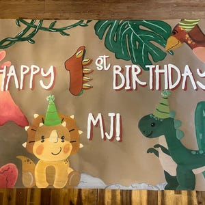 Handpainted Custom Banners- Kraft Paper