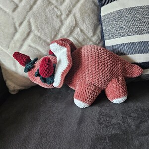 Triceratops Crochet Plushie