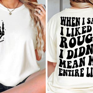 Quando eu disse que gostava de algo bruto, não quis dizer meu SVG PNG inteiro Sarcasmo engraçado Humor adulto Camiseta retrô da moda Arquivos digitais Download instantâneo